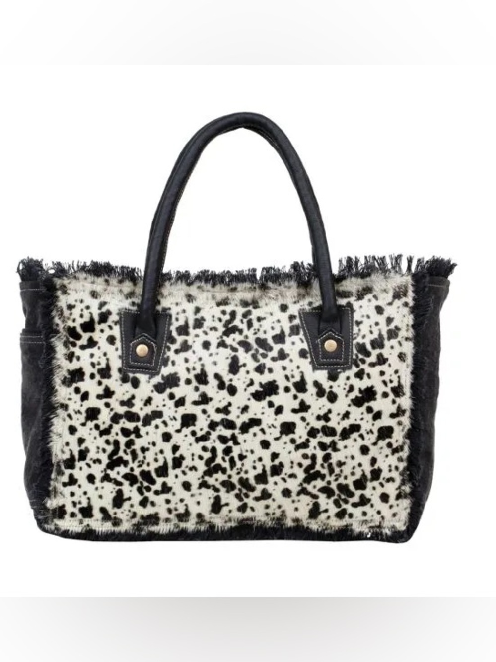 $80 NWT Myra Silver Surfer Bag hair on hide cow western bag